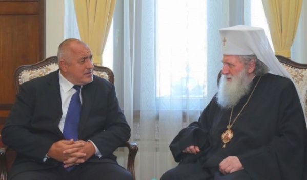 Bulgarian PM Borissov and Patriarch