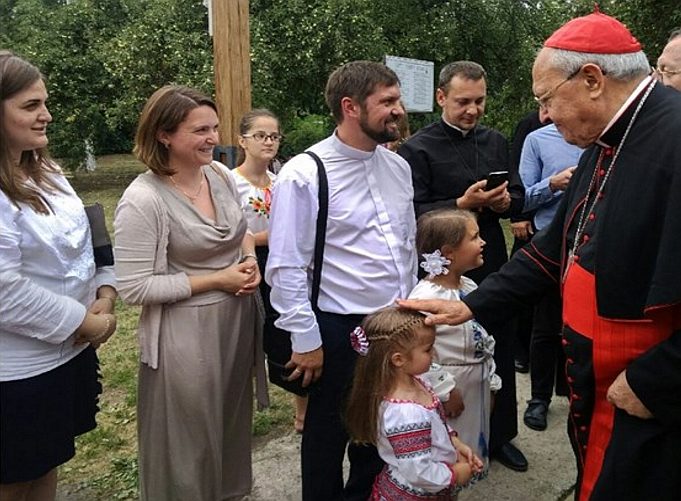 Cardinal Sandri in Ukraine