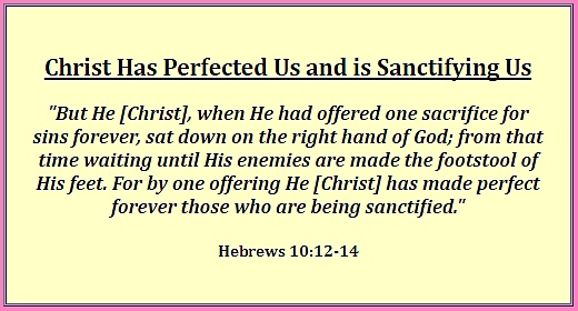 Christ has perfected us