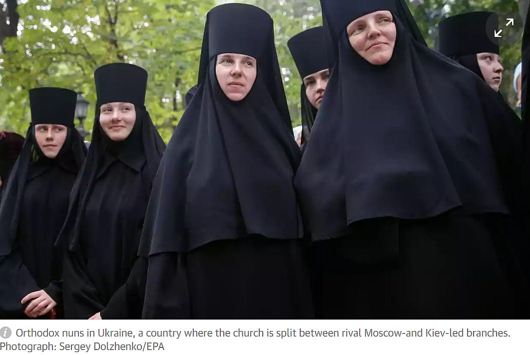 Orthodox nuns in Ukraine