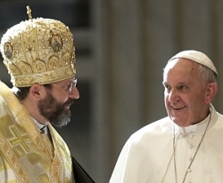 Pope Francis and Archbishop Shevchuk