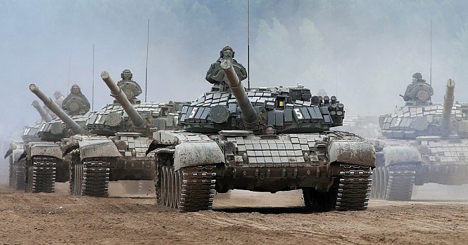 Russian tanks in Ukraine