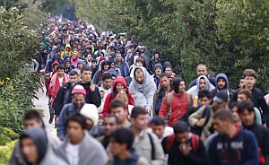 Syrian migrants in Hungary