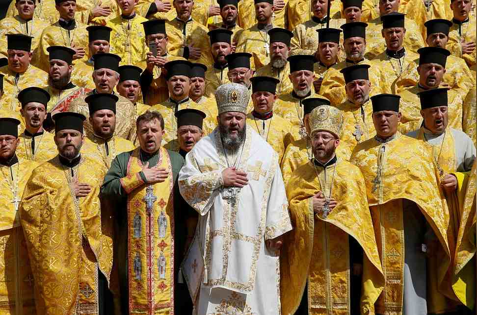 UOC-KP clergy at 1030th anniversary of Rus baptism