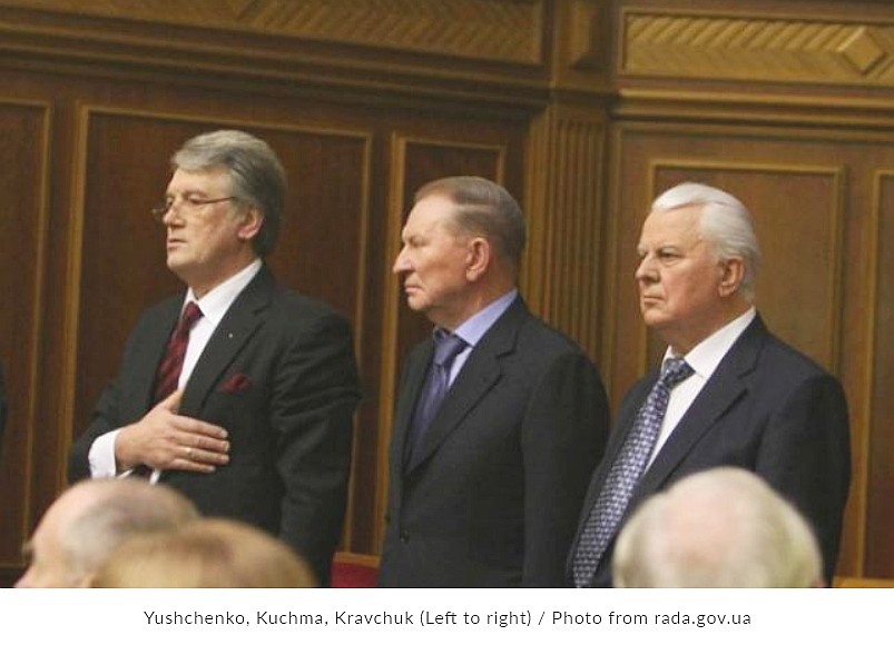 Yushchenko, Kuchma, Kravchuk