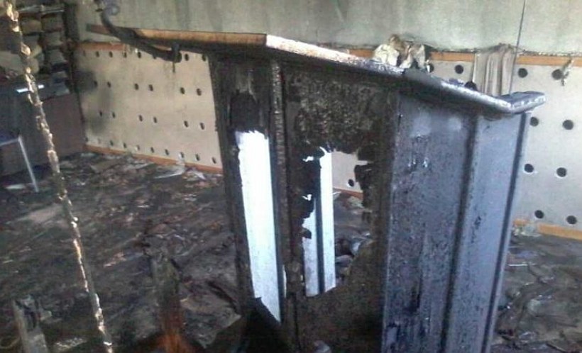 arson attack in Kyrgyz Baptist church