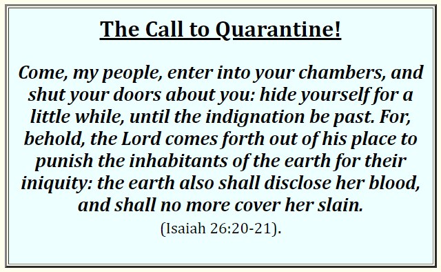 The Call to Quarantine