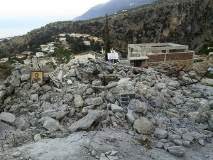 church in Albania destroyed