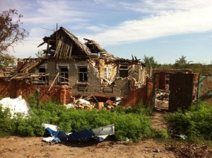 destruction in Ukraine