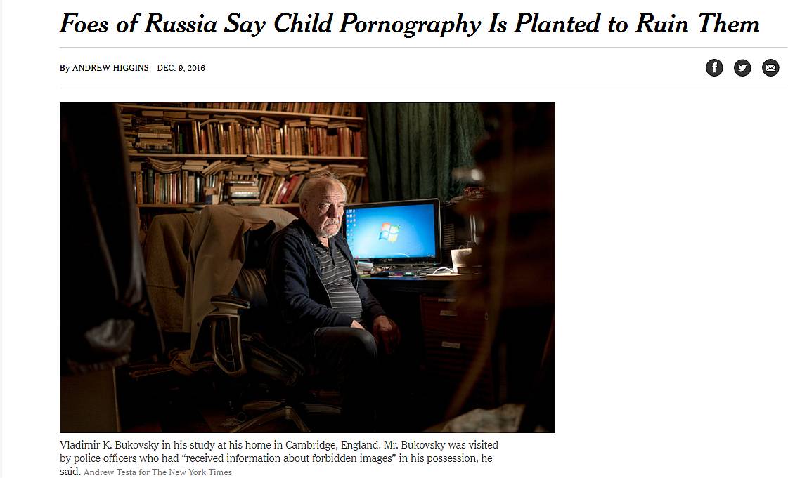 Bukovsky tarnished by kompromat