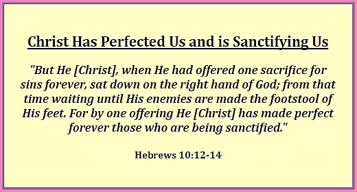Christ has perfected us