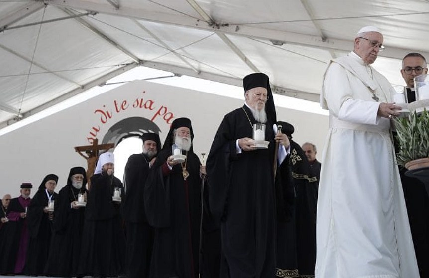 Pope Francis and Patr. Bartholomew
