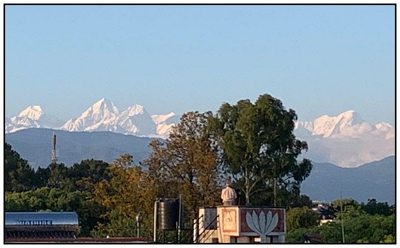the Himalayas in Nepal