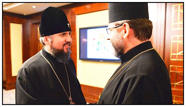 Metr. Epifaniy and Patr. Sviatoslav