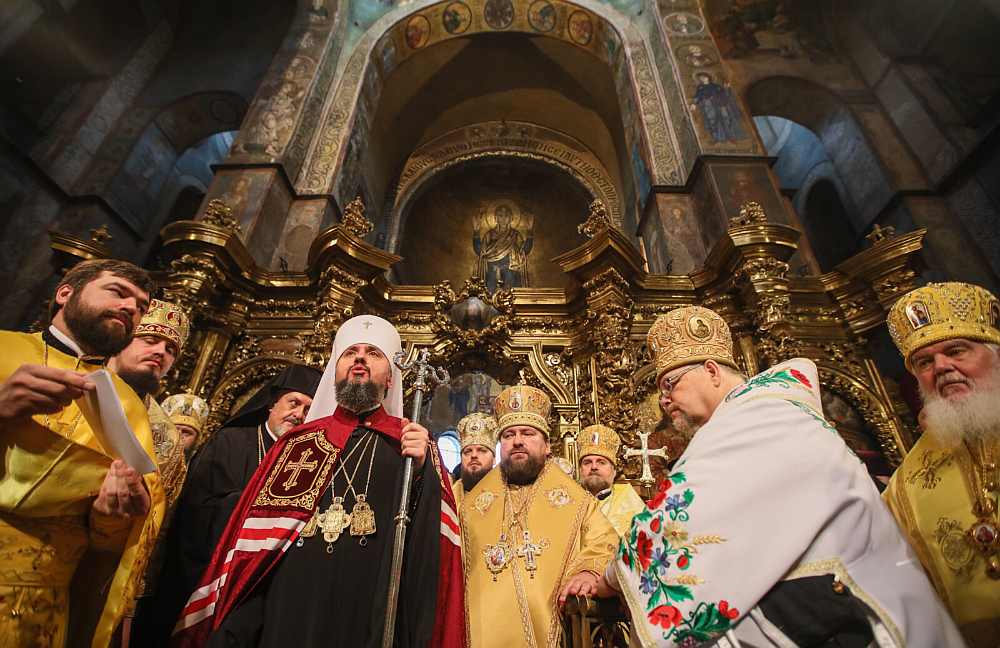 Metr. Epifaniy's enthronement