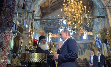 Putin on Mt. Athos
