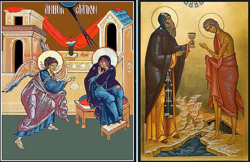 The Virgin Mary and St. Mary of Egypt