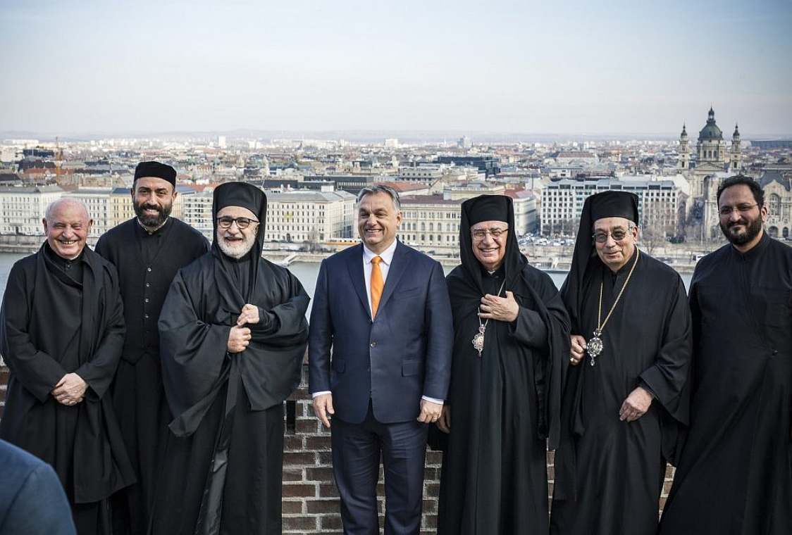 Viktor Orban with Melkite leaders