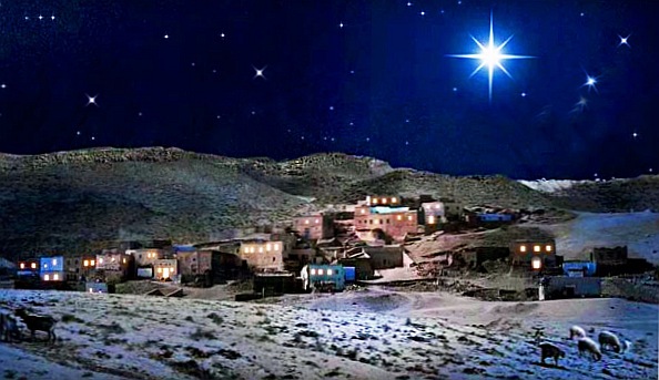 A star appears