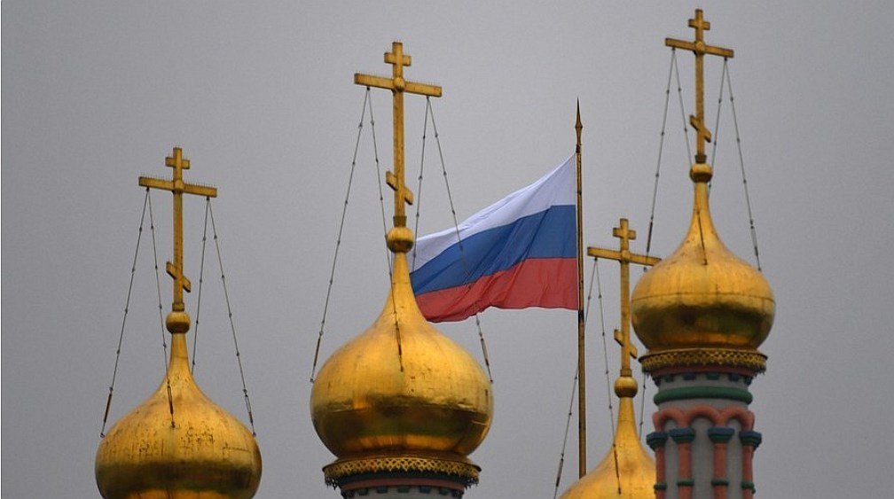 Domes of a Russian Orthodox Church