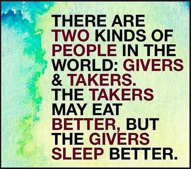 Givers and Takers