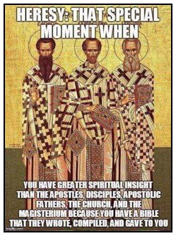 Heresy: that special moment when