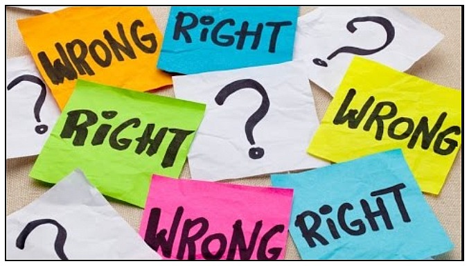 right or wrong
