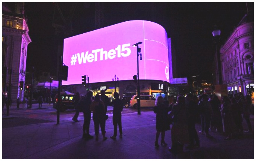 the Piccadilly Lights