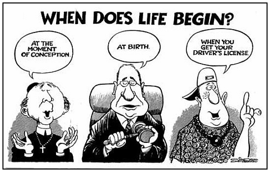 When does life begin?